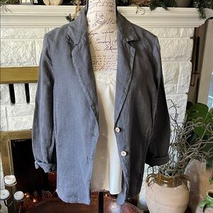 Elegant Charcoal Blazer for Women